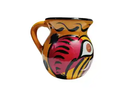 Golden-eyed tiger clay jug