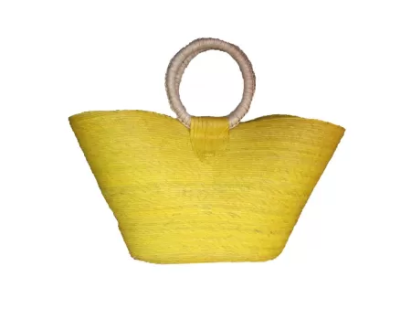 Bolsa de palma amarilla (G)