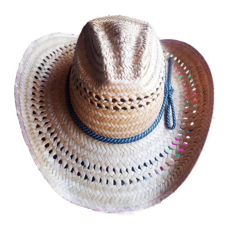 Sombrero de palma vaquero calado (G)